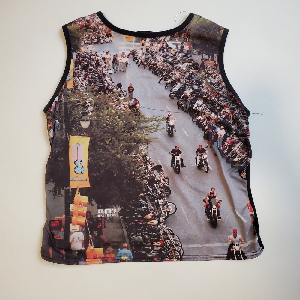 Vintage Biker Rally Motorcycle Tank Top Shirt
